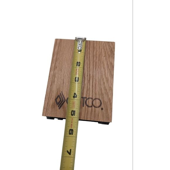 Cutco‎ Oak Wood Utensil Box Block Caddy Container Holder USA Made 4x4x5 Vintage - Picture 6 of 6